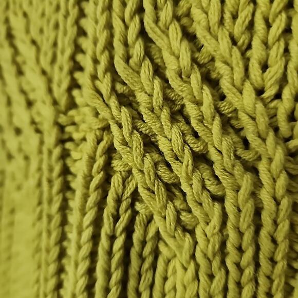 Vans Womens Yellow Knit Long Sleeve Fashion Sweater NWT Size Small - Picture 6 of 16